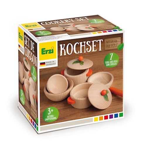 Kochset natur, 7 Teile