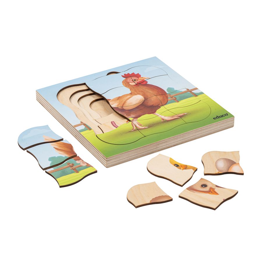 Lagenpuzzle Huhn