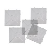 Steckplatten 10 Stk. Quadrat zusammensteckbar