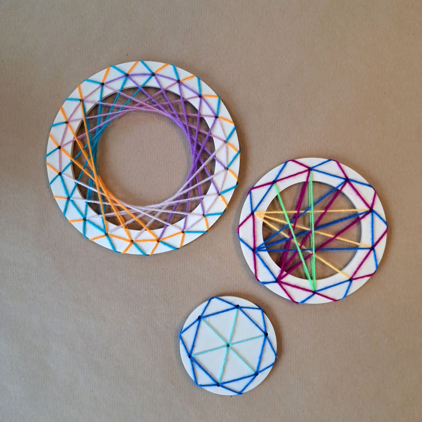 Fädelring-Set, 3 Grössen