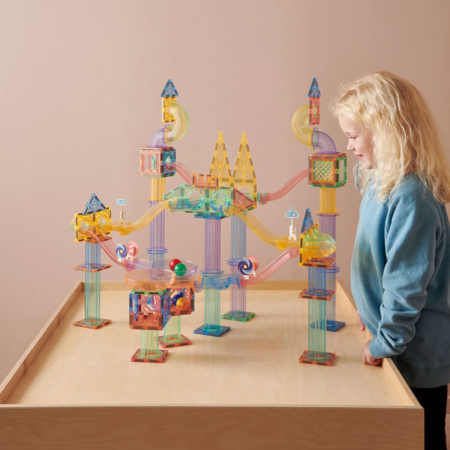 Mag Genius Building Blocks Marble Run 189 Stk.