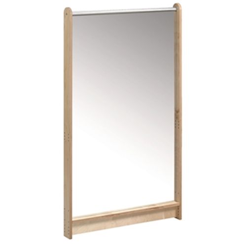 Mittlere Trennwand Spiegel / Magnet, B 80 x H 136 cm