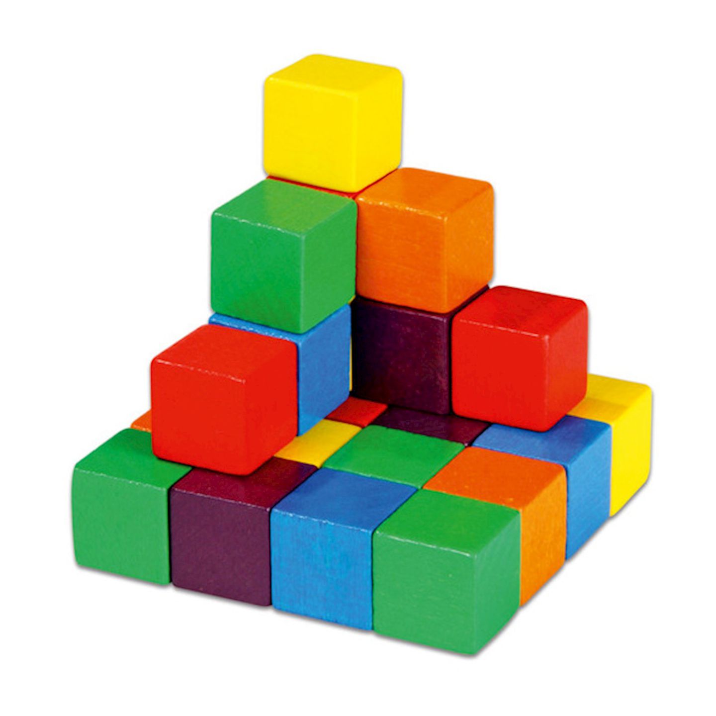 Bunte Holzwürfel 100 Stück