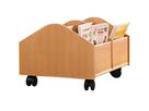 Bücherkiste klein, Buche-Echtholz, Höhe 40 cm