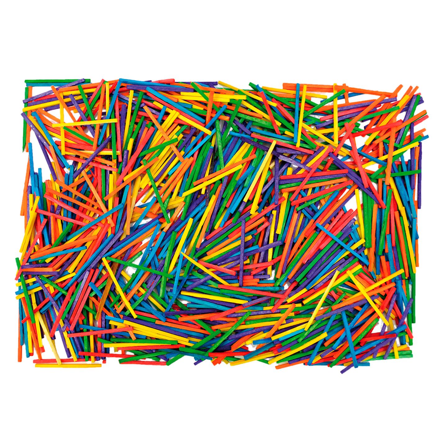 Bastelhölzchen bunt, 1000 Stk.