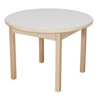 Klassik-Tisch rund mit HPL-Belag, Ø 120 x H 75,5 cm