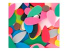 Moosgummi, geometrische Formen 200 Stk.