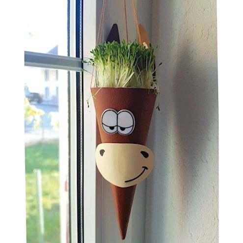 Tierische Kresse-Tüten