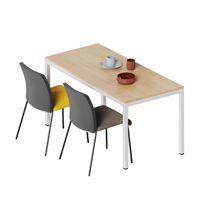 Rechtecktisch Höhe 72 cm B 200 x T 75 cm Quadratrohr 30 x 2 mm