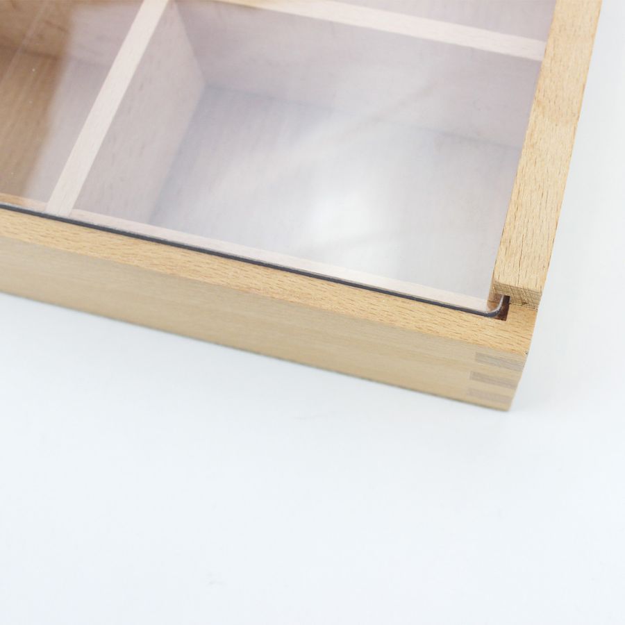 Sortierbox mit Schiebedeckel