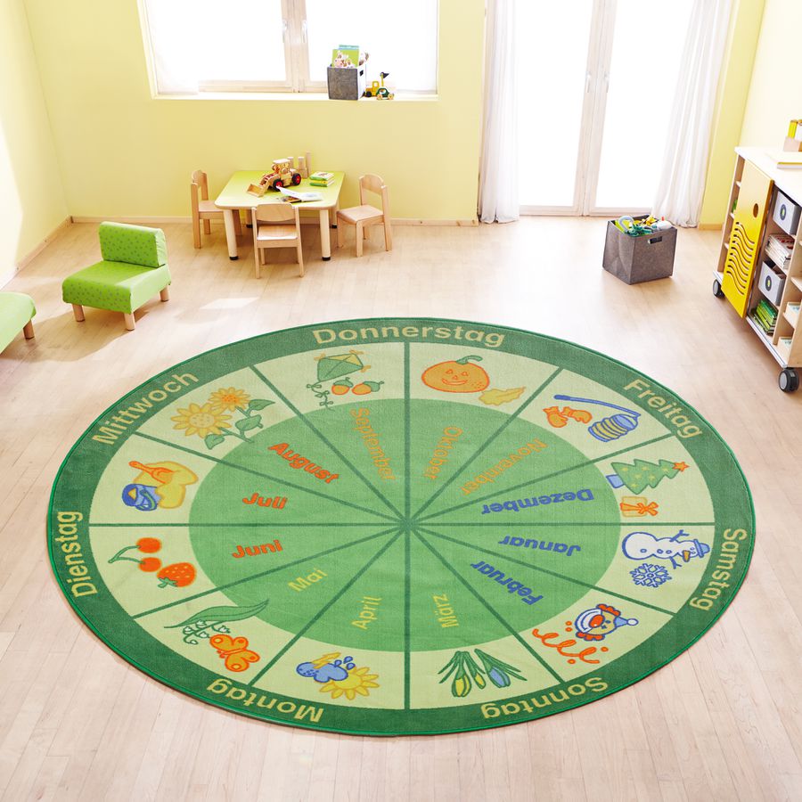 Teppich Jahreszeiten, Ø 300 cm