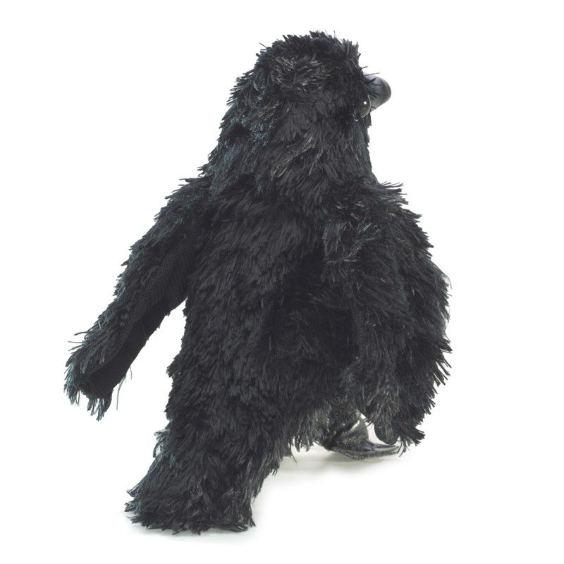 mini Rabe Fingerpuppe