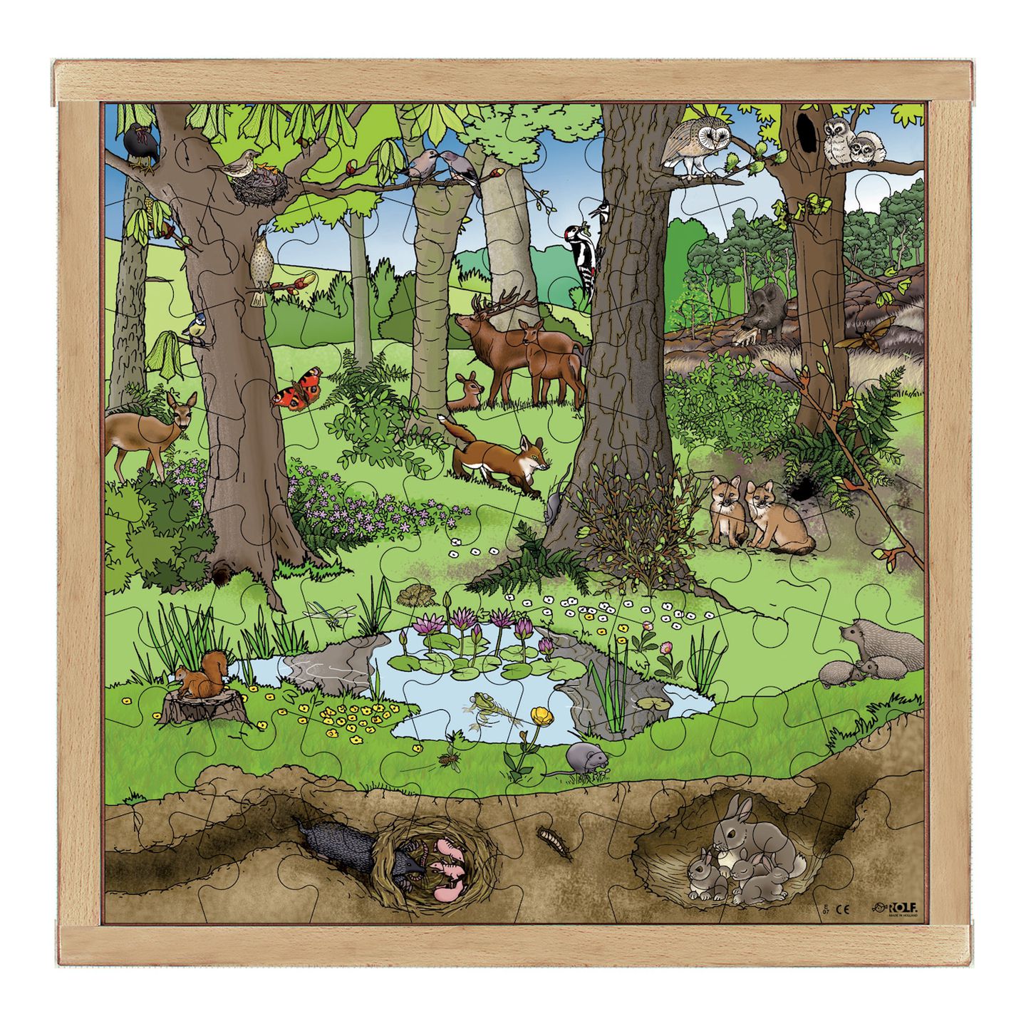 Puzzle Wald Herbst/Winter 64 Teile