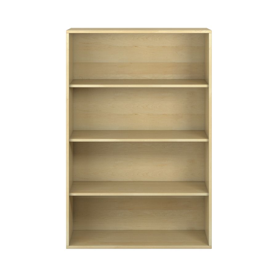 Pureo Regalschrank offen Furnier, mit 3 Einlegeböden, B 100 x H 150 x T 60 cm