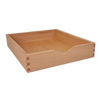 Materialkasten natur, B 29,5 x H 6,5 x T 35 cm