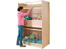 Krippen-Etagenbett mit Gitter