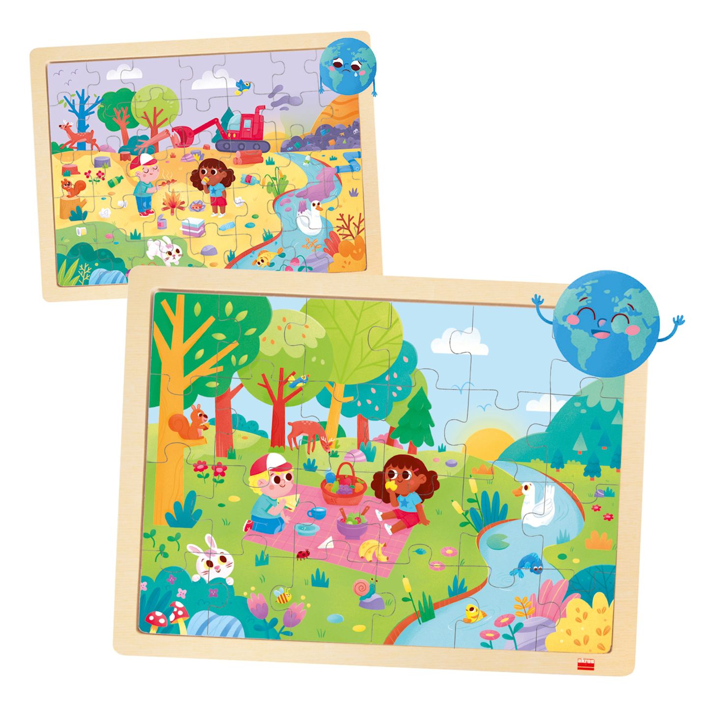 Eco-Puzzles: Rette den Planet