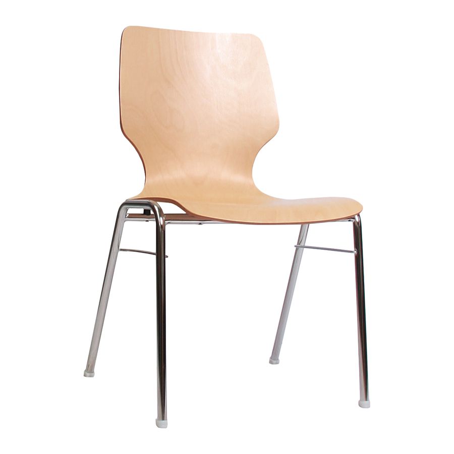 Mehrzweckstuhl combisit A ungepolstert, Sitzhöhe 46 cm