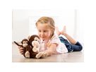 Affe mit Baby Handpuppe