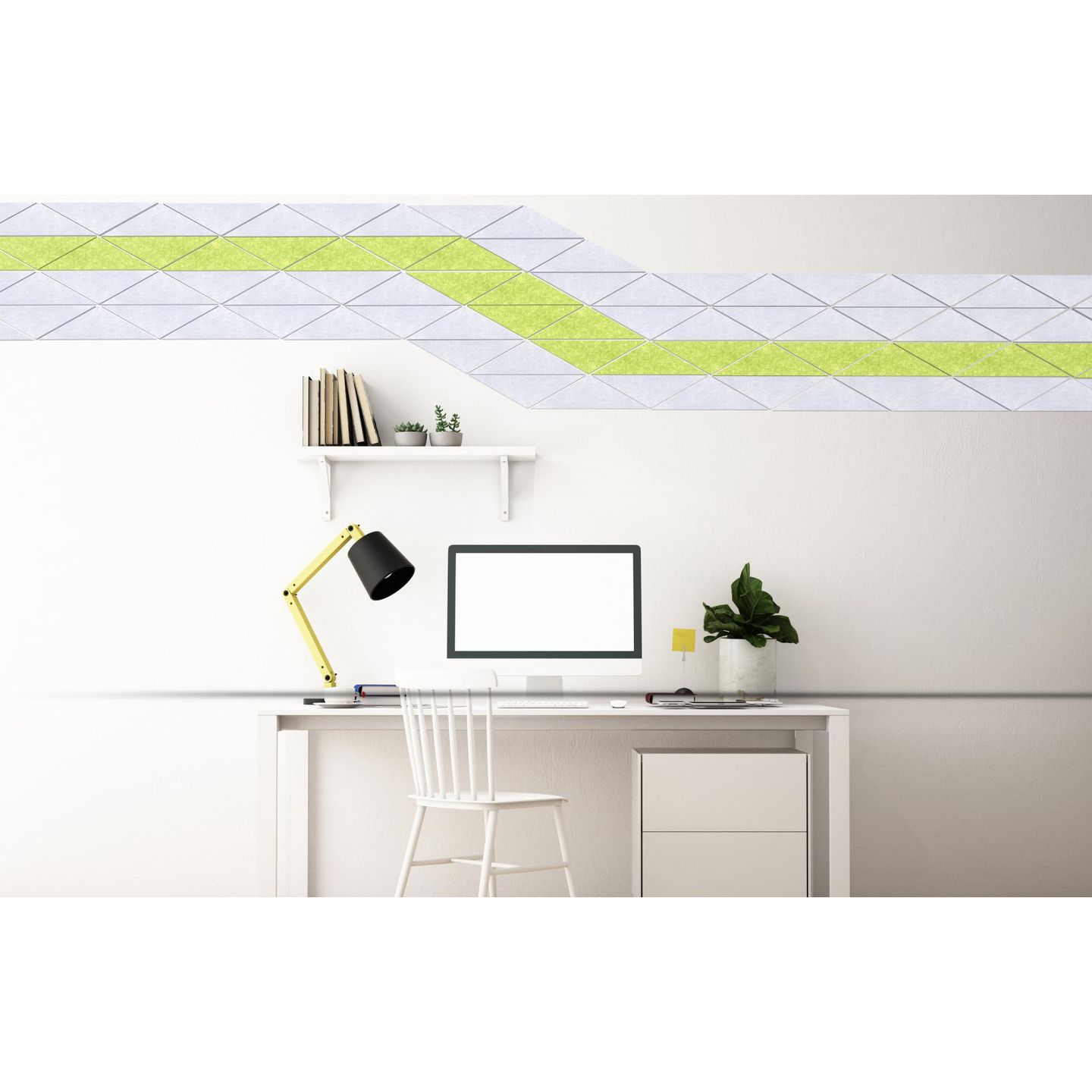 Akustikpaneele in Dreieck-Form