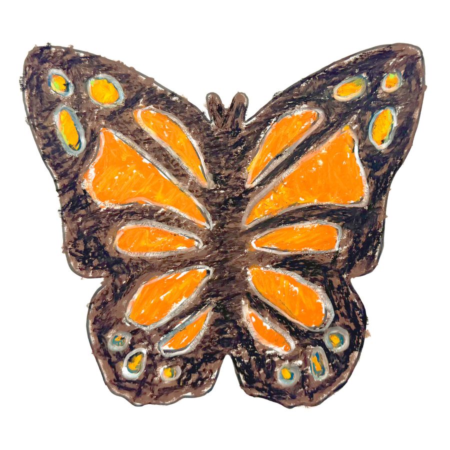 Schablonen Schmetterling