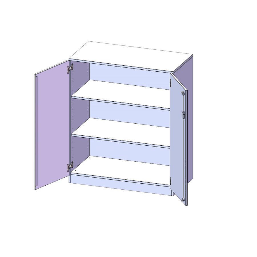 Doppeltürenschrank, B 100 x  118 x T 40 cm