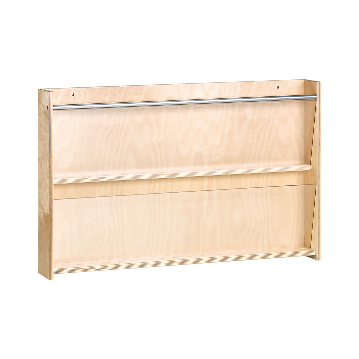 Wandbücherregal mit 2 Fächer, B 100 x H 50 x T 12,5 cm