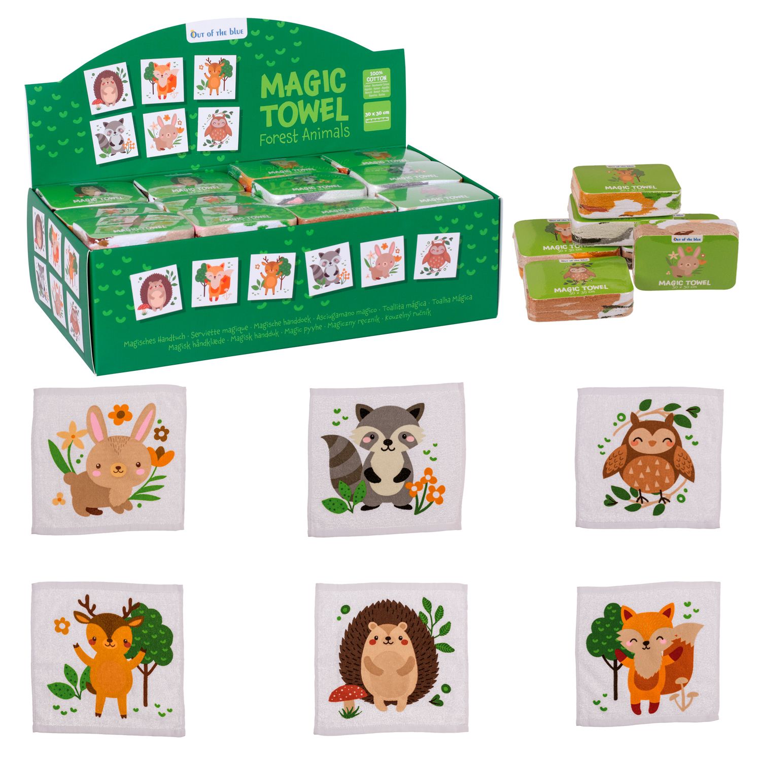 Magisches Handtuch Waldtiere