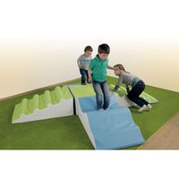 Kunstlederelemente Set 3, B 240 x H 30 x T 240 cm