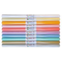 Blumenseiden pastell, 10 Rollen