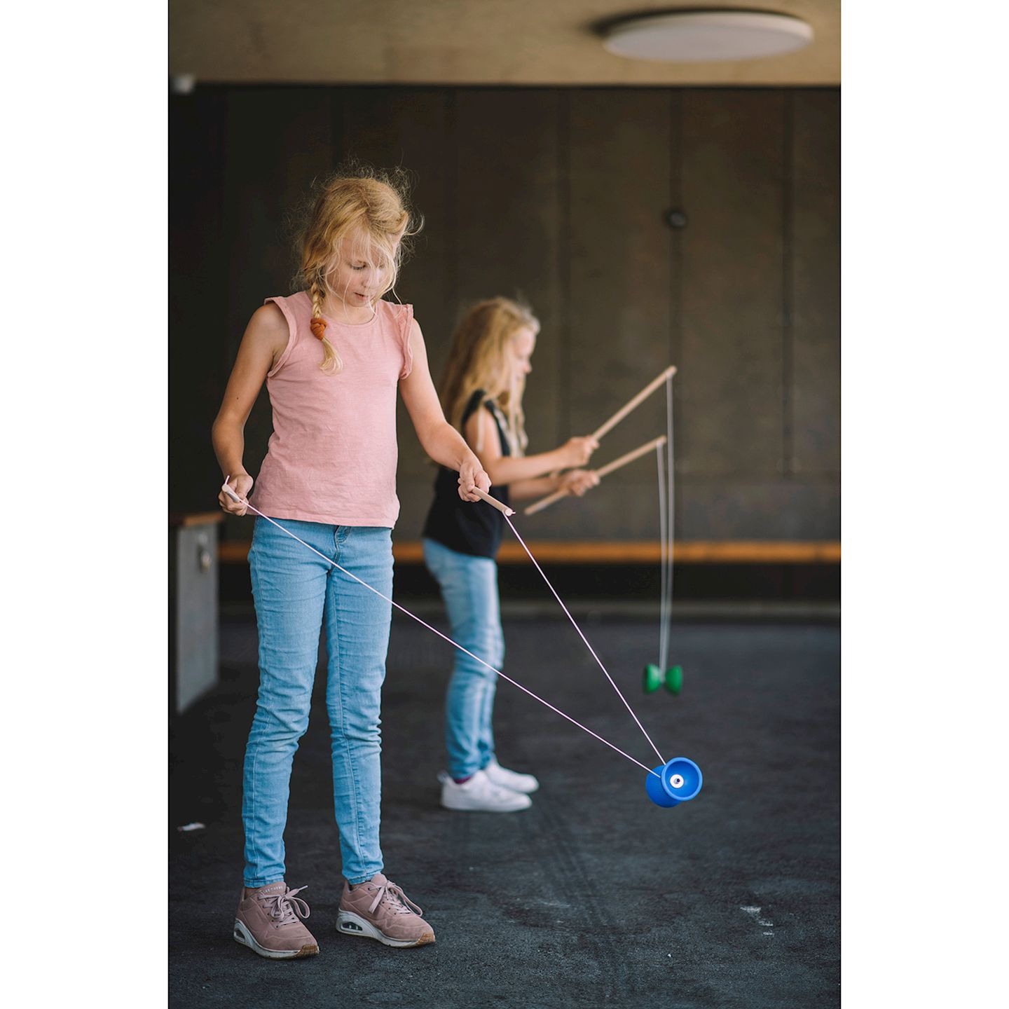 Diabolo standard, Ø 7,5 cm inklusiv Stäbe