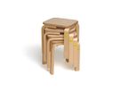 Formholz-Hocker zerlegt, Sitzhöhe 30 cm