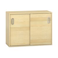 Pureo Portfolioschrank mit Schiebetüren, Furnier
mit 1 Mittelwand und 2 Einlegeböden
B 100 x H 75 x T 42 cm