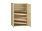Pureo Puzzleschrank mit Doppeltüren Furnier, B 100 x H 150 x T 60 cm