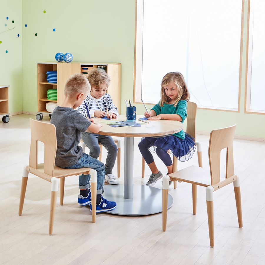 Säulentisch rund, Ø 80 cm