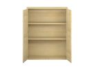 Pureo Doppeltürenschrank Furnier, B 100 x H 125 x T 42 cm