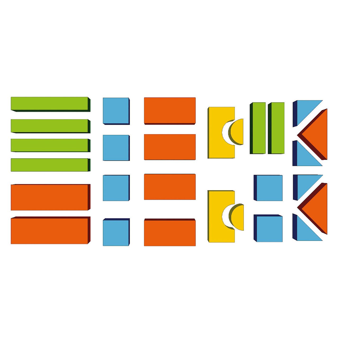 Bausteinsatz MINI, 28-teilig