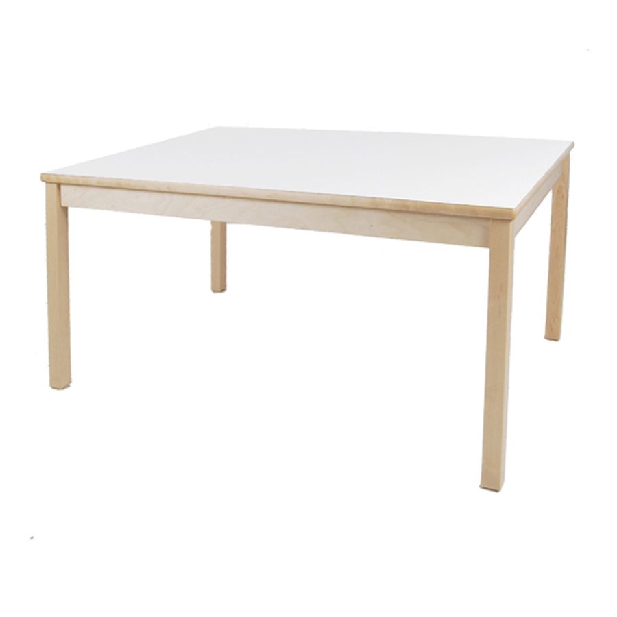 Klassik-Tisch rechteckig mit HPL-Belag und 4 Feststellrollen, B 120 x H 42,5 x T 60 cm