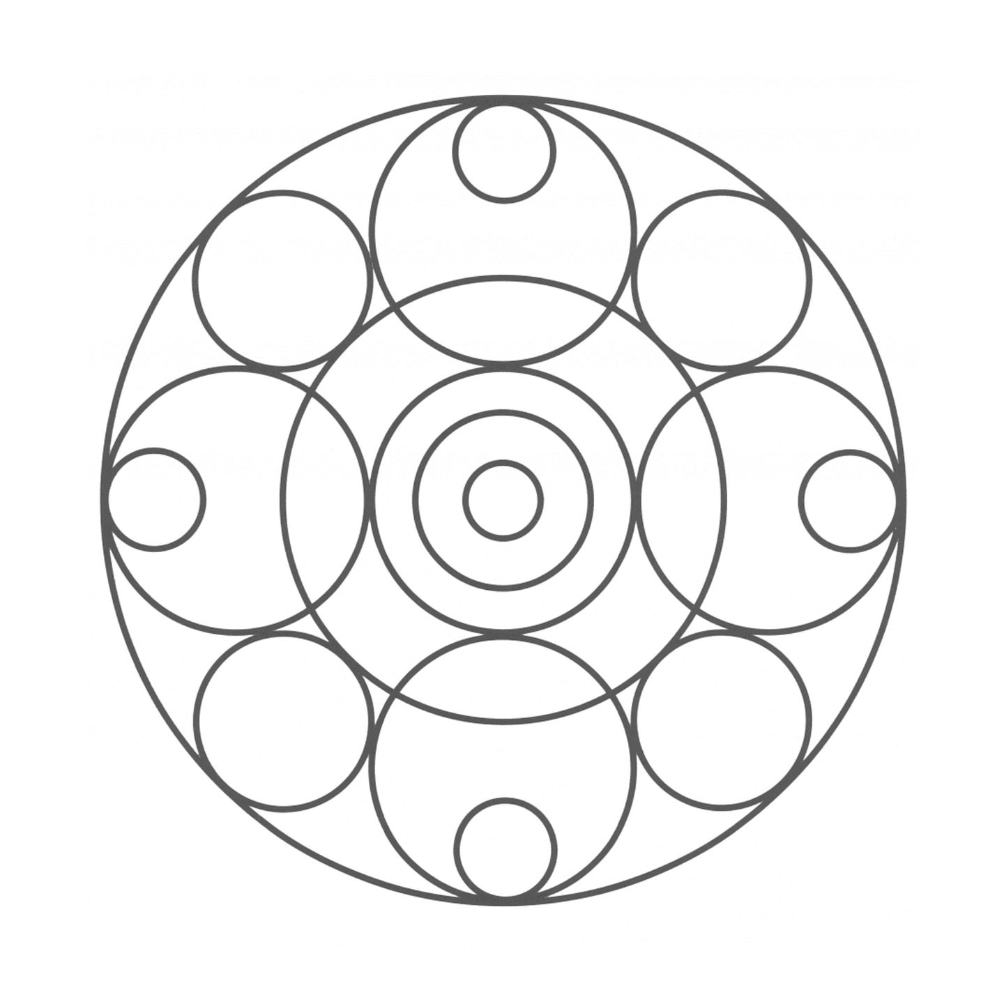 Mein dicker Mandala Malblock - Malen und Entspannen ab 4 Jahren