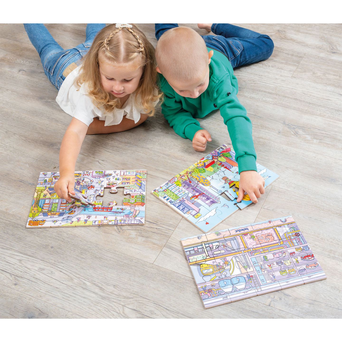 Bodenpuzzle Stadtleben 45 Teile