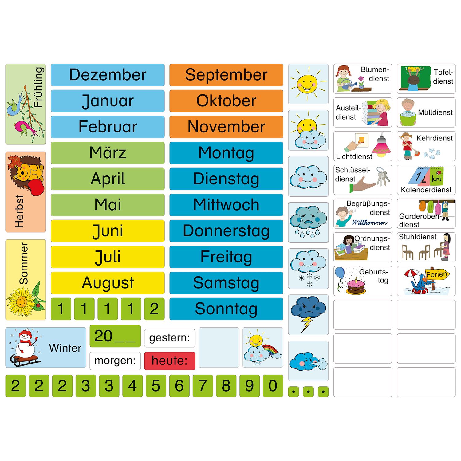 Magnetischer Kalender