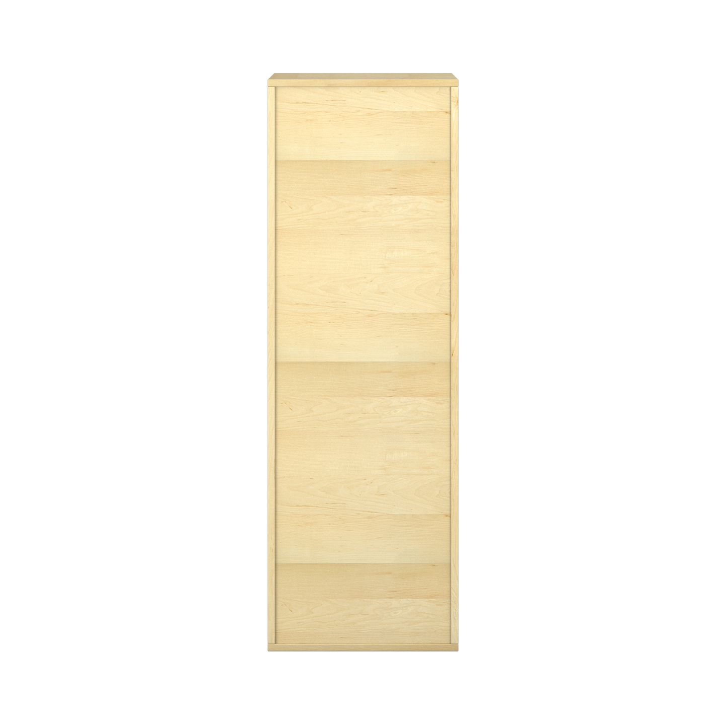 Pureo Türenschrank, Griff rechts, Scharnier links, Furnier mit 3 Einlegeböden B 50 x H 150 x T 60 cm