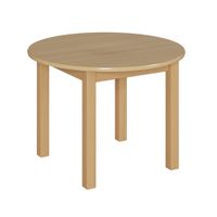 Runditsch, Ø 120 cm, mit HPL Schichtstoff, Gleiter