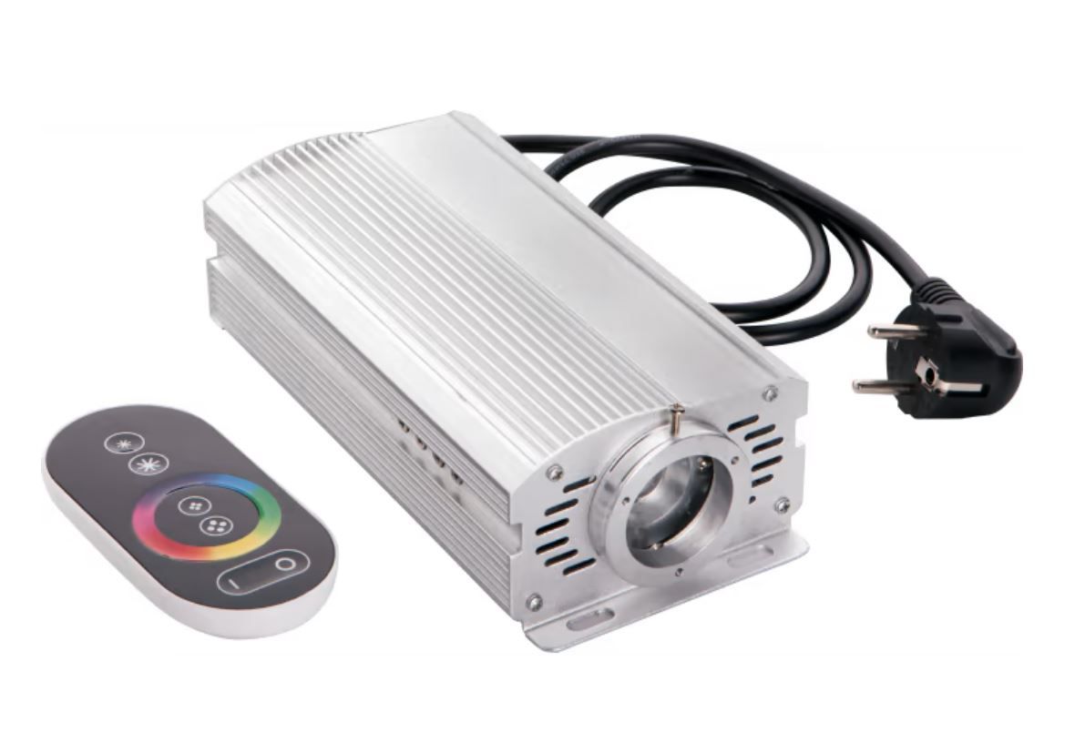 Lichtwasserfall-Komplettpaket halbrund