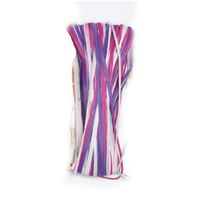 Edelbast matt 30 m, Multicolor rosa/pink