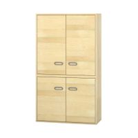 Pureo Türenschrank mit 2 Doppeltüren, Furnier
mit 3 Einlegeböden
B 100 x H 175 x T 42 cm