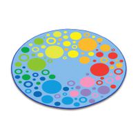 Teppich Bubbles rund