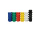 Haft-Magnete farbsortiert 24 mm ø, 50-tlg
