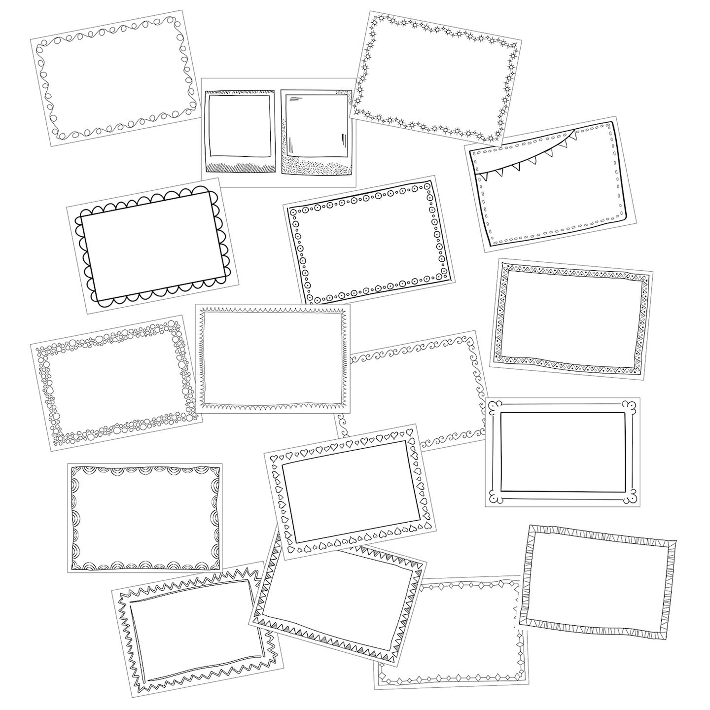 Mal- und Zeichenblock Rahmen