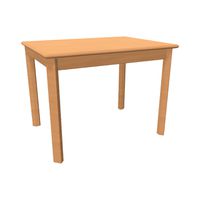 Rechteck-Tisch, B 80 x T 60 cm